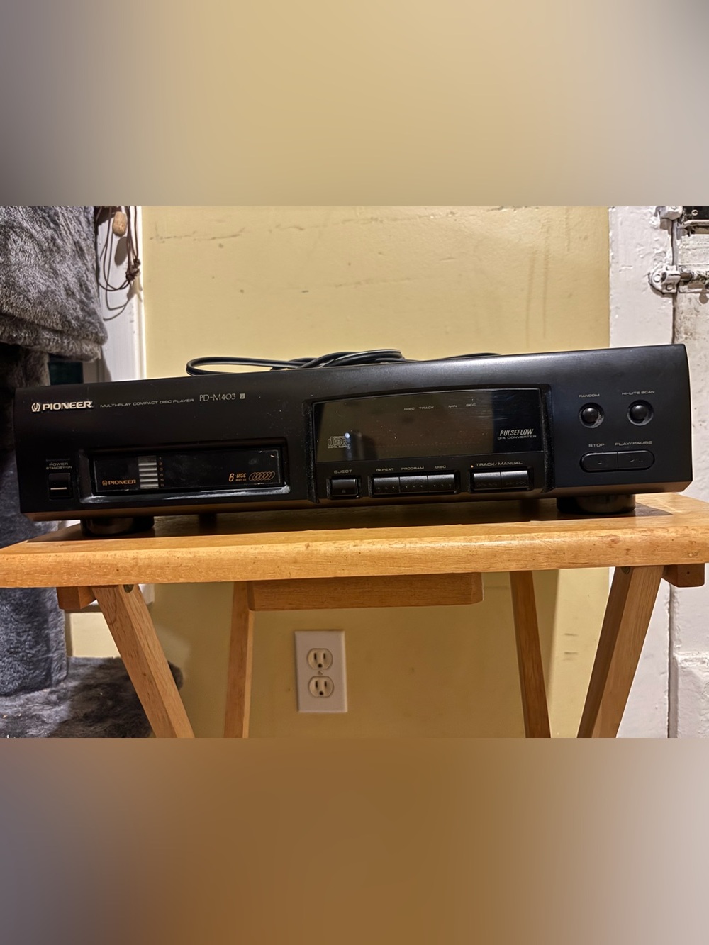 PIONEER Black PD-M403 II Multi-Disc CD Player